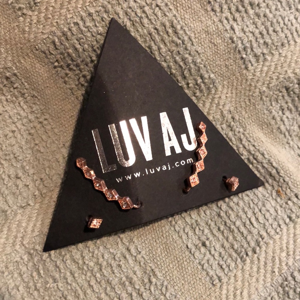 Gorgeous Luv AJ earrings with matching studs